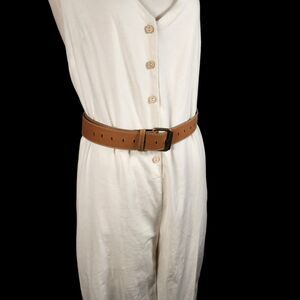 Lizware Tan 1.5" Wide Belt With Holes Spaced 1" Apart on Entire 38 Inch Length